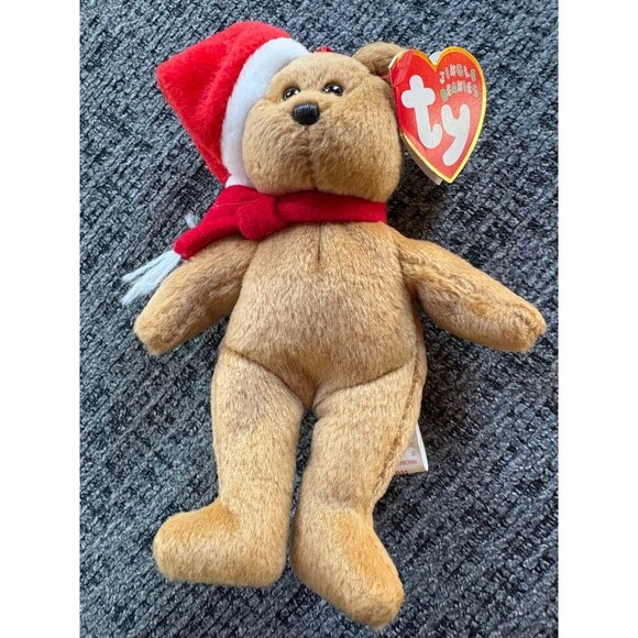 Ty,Douglas Beanie Babies Santa Bear & Plush Santa Dolls Set - Picture 2 of 10